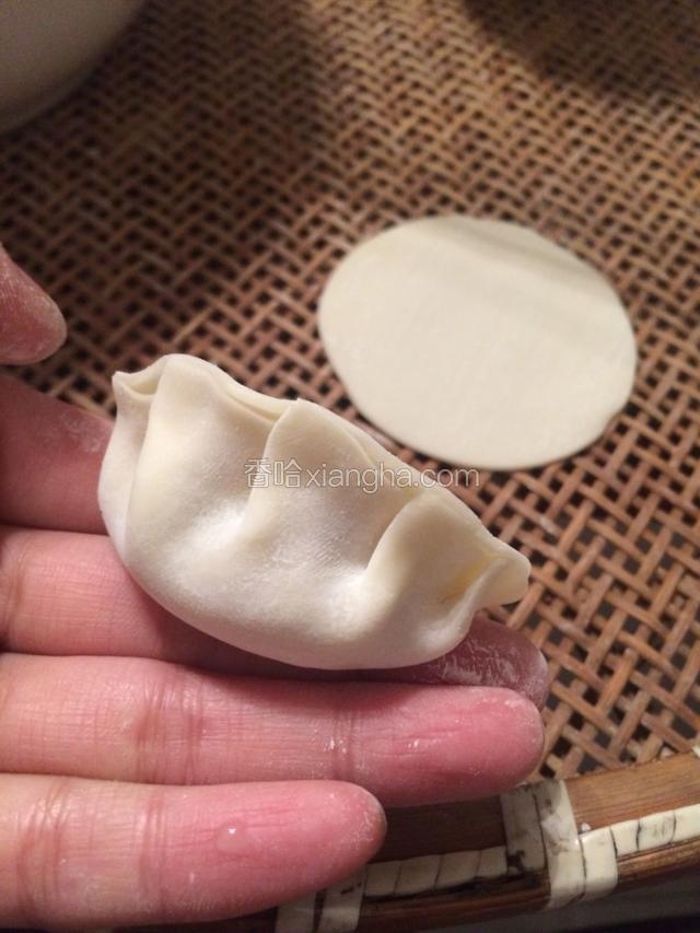 一个饺子做好了