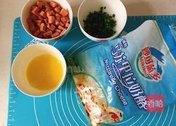 葱香肉松火腿芝士面包的做法图解7