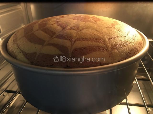 烤到半个小时后，很漂亮吧