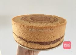 斑马纹戚风蛋糕的做法图解20