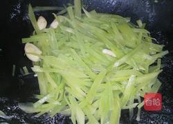 莴笋火腿的做法图解3