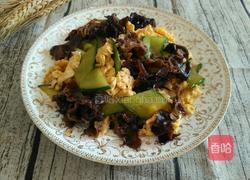 黄瓜木耳炒鸡蛋的做法图解6