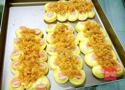 火腿肠肉松面包的做法图解19