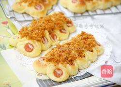 火腿肠肉松面包的做法图解23