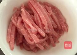 蒜黄炒肉丝的做法图解3