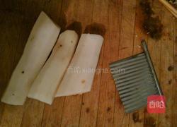 木耳青椒烧山药的做法图解3