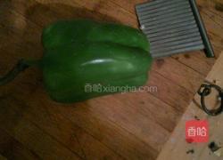 木耳青椒烧山药的做法图解4