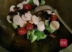 木耳青椒烧山药的做法图解9