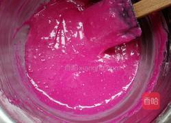 火龙果奶油蛋糕卷的做法图解5