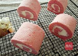火龙果奶油蛋糕卷的做法图解19