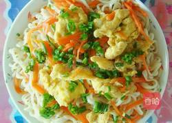 胡萝卜鸡蛋面的做法图解9