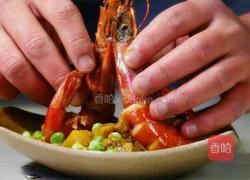 菠萝咖喱大虾的做法图解8