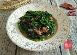 菠菜炒肉的做法图解6