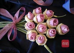 玫瑰花馒头的做法图解19