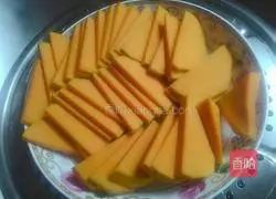 Illustration of how to make steamed pumpkin cake 2