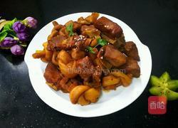 排骨烧百叶结的做法图解13