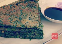 茼蒿鸡蛋饼的做法图解3