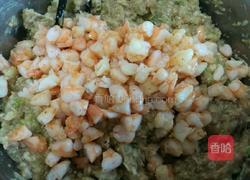 虾仁白菜猪肉馅的做法图解4