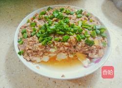 肉末马蹄蒸豆腐的做法图解7