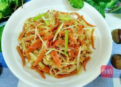 火腿肠炒酸菜丝的做法图解8