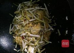 蒜黄肉丝炒鸡蛋的做法图解5