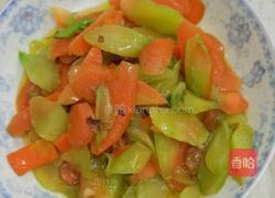 素炒莴笋胡萝卜的做法图解6