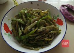 青椒炒眉豆的做法图解7