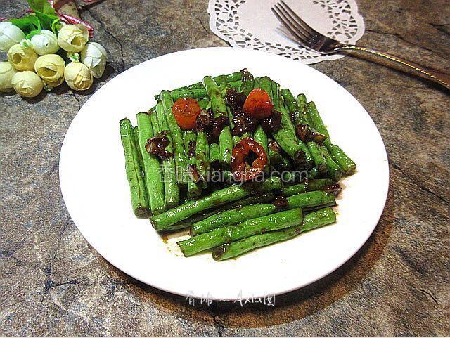黄豆酱炒豆角