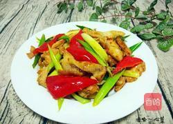 蒜苗炒鸡肉的做法图解10