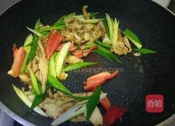 蒜苗炒鸡肉的做法图解9