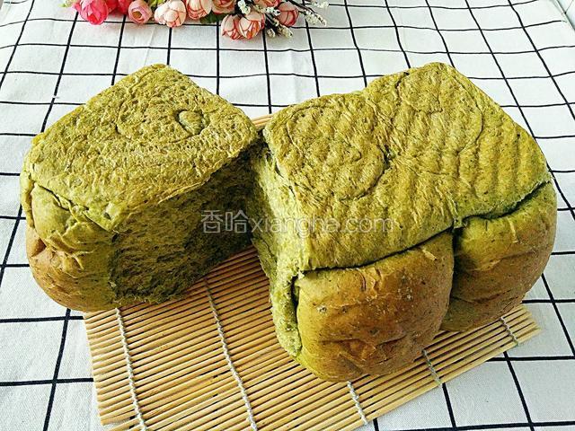 菠菜土司面包