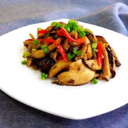 小炒香菇榨菜的做法[图]
