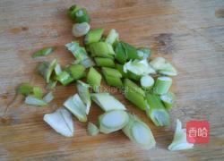 肉炒花叶菜的做法图解3