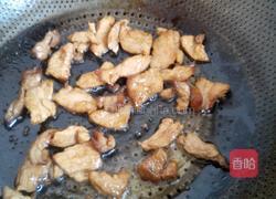 肉炒花叶菜的做法图解4