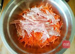 胡萝卜培根鸡蛋饼的做法图解3