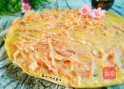 胡萝卜培根鸡蛋饼的做法图解11