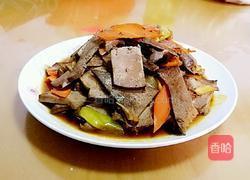 胡萝卜炒猪肝的做法图解8