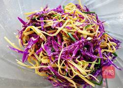 紫甘蓝拌豆腐皮的做法图解8