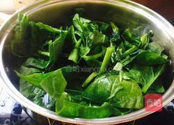花生菠菜的做法图解4