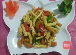 麻花炒鱿鱼花的做法图解9