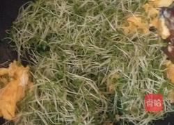 小白菜苗炒鸡蛋的做法图解2