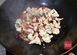 蒸鱼豉油烧花菜的做法图解7