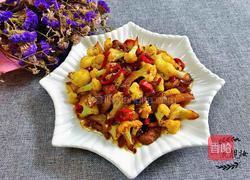 蒸鱼豉油烧花菜的做法图解11