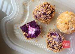 奶酪酸奶紫薯球的做法图解16