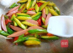 西葫芦炒火腿的做法图解8