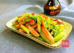 西葫芦炒火腿的做法图解10