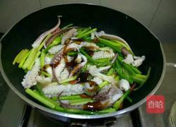 蒜苔炒鱿鱼的做法图解8