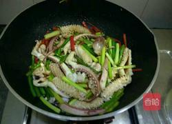 蒜苔炒鱿鱼的做法图解9