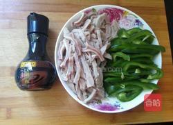 青椒肚丝的做法图解1