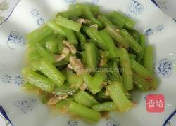 芹菜炒肉的做法图解10